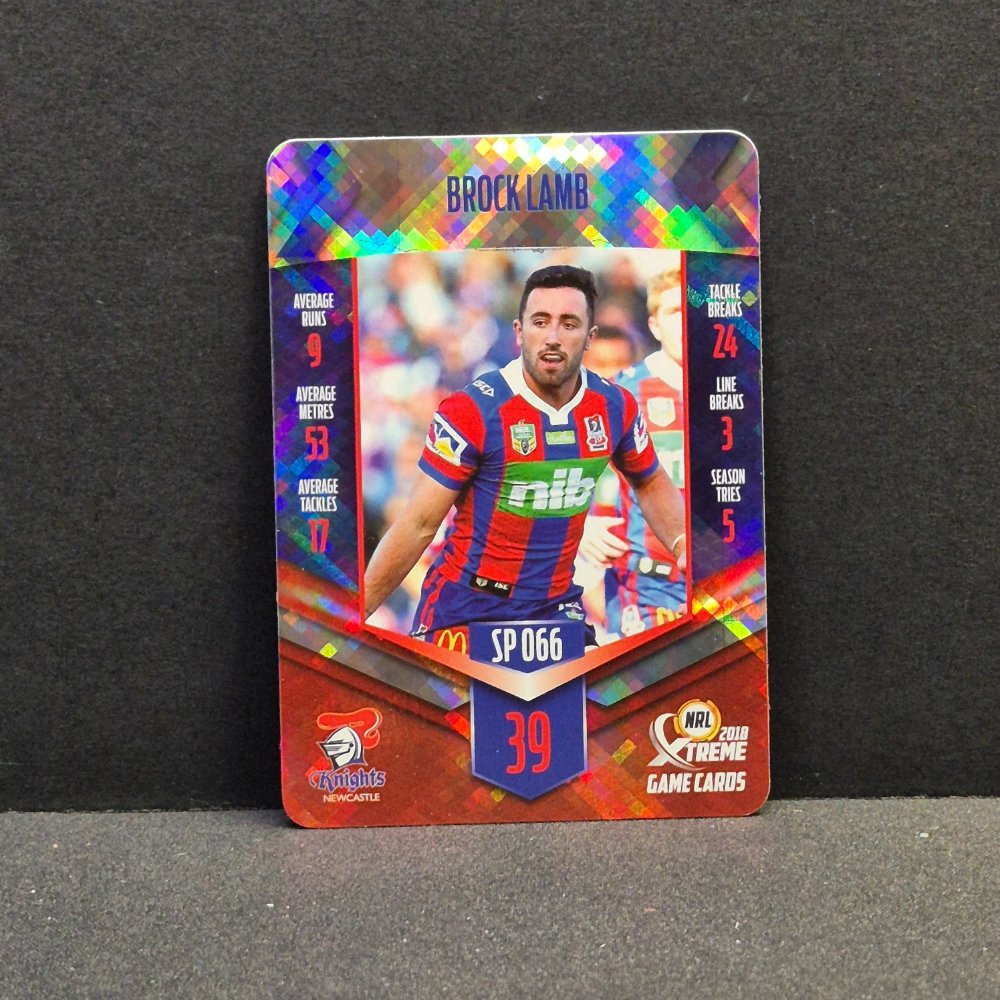 2018 NRL Xtreme - Silver Parallel - SP066 - Brock Lamb