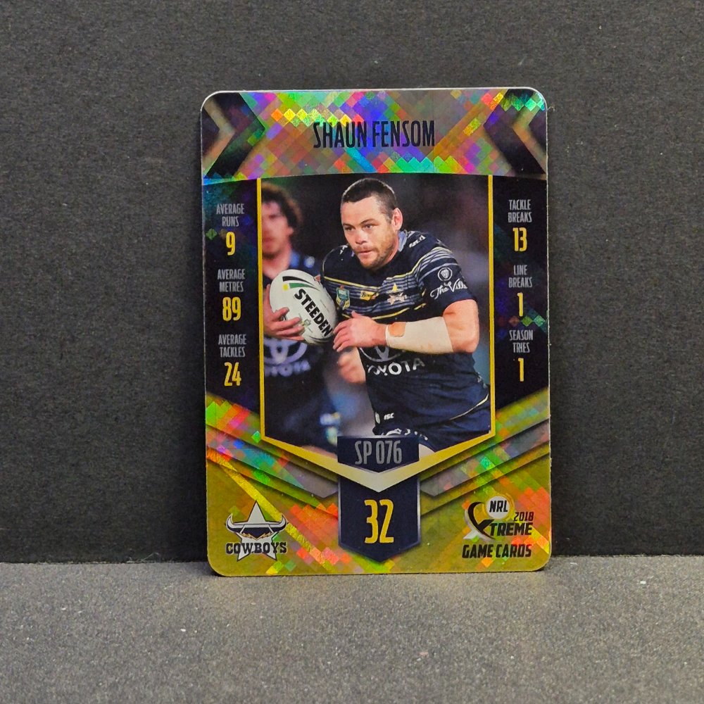 2018 NRL Xtreme - Silver Parallel - SP076 - Shaun Fensom