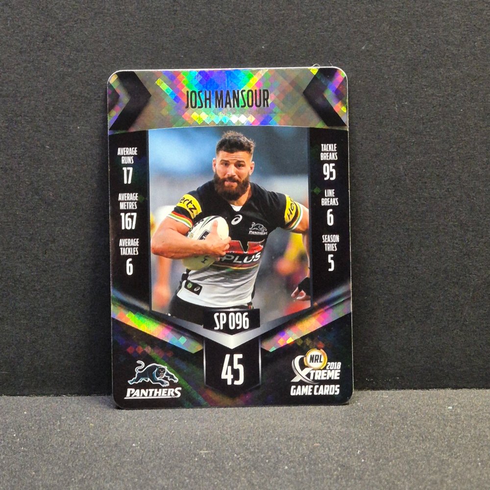 2018 NRL Xtreme - Silver Parallel - SP096 - Josh Mansour