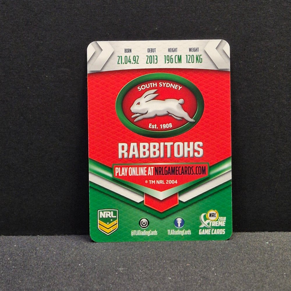2018 NRL Xtreme - Silver Parallel - SP103 - Thomas Burgess