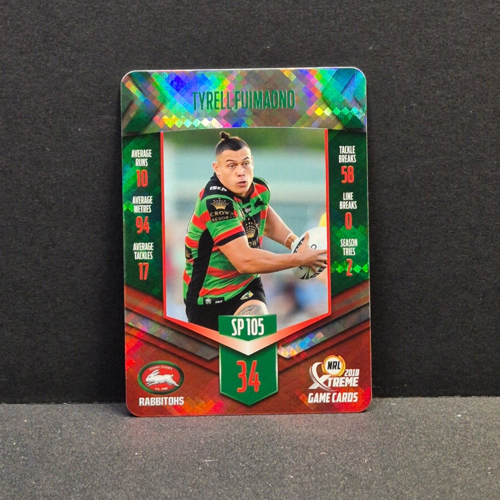 2018 NRL Xtreme - Silver Parallel - SP105 - Tyrell Fuimaono