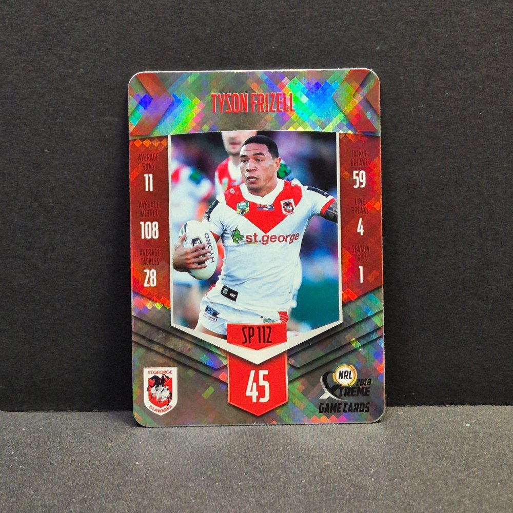 2018 NRL Xtreme - Silver Parallel - SP112 - Tyson Frizell