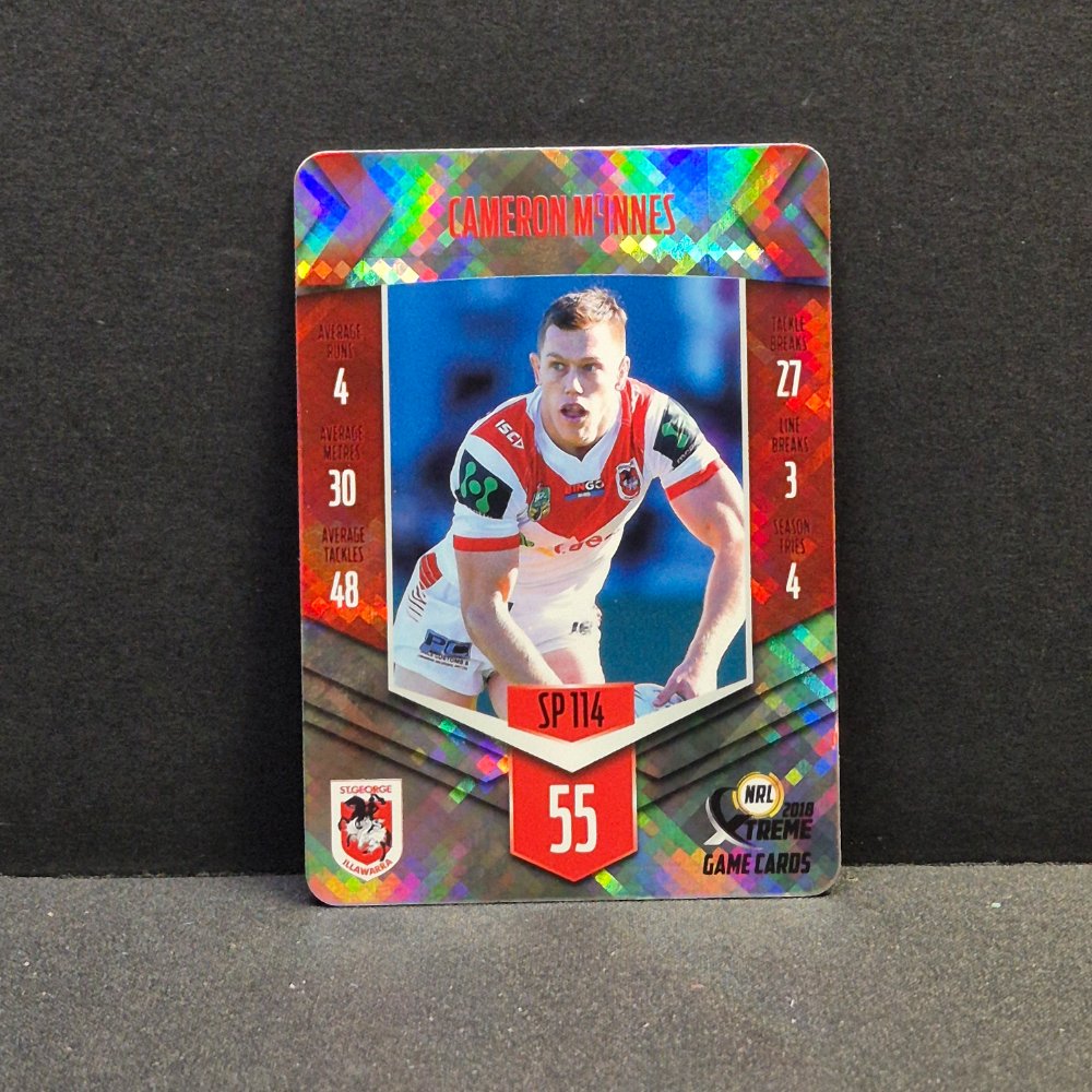 2018 NRL Xtreme - Silver Parallel - SP114 - Cameron McInnes