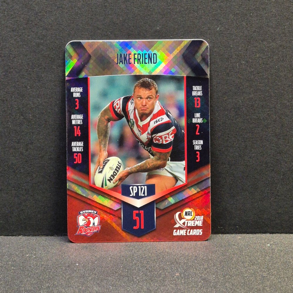 2018 NRL Xtreme - Silver Parallel - SP121 - Jake Friend