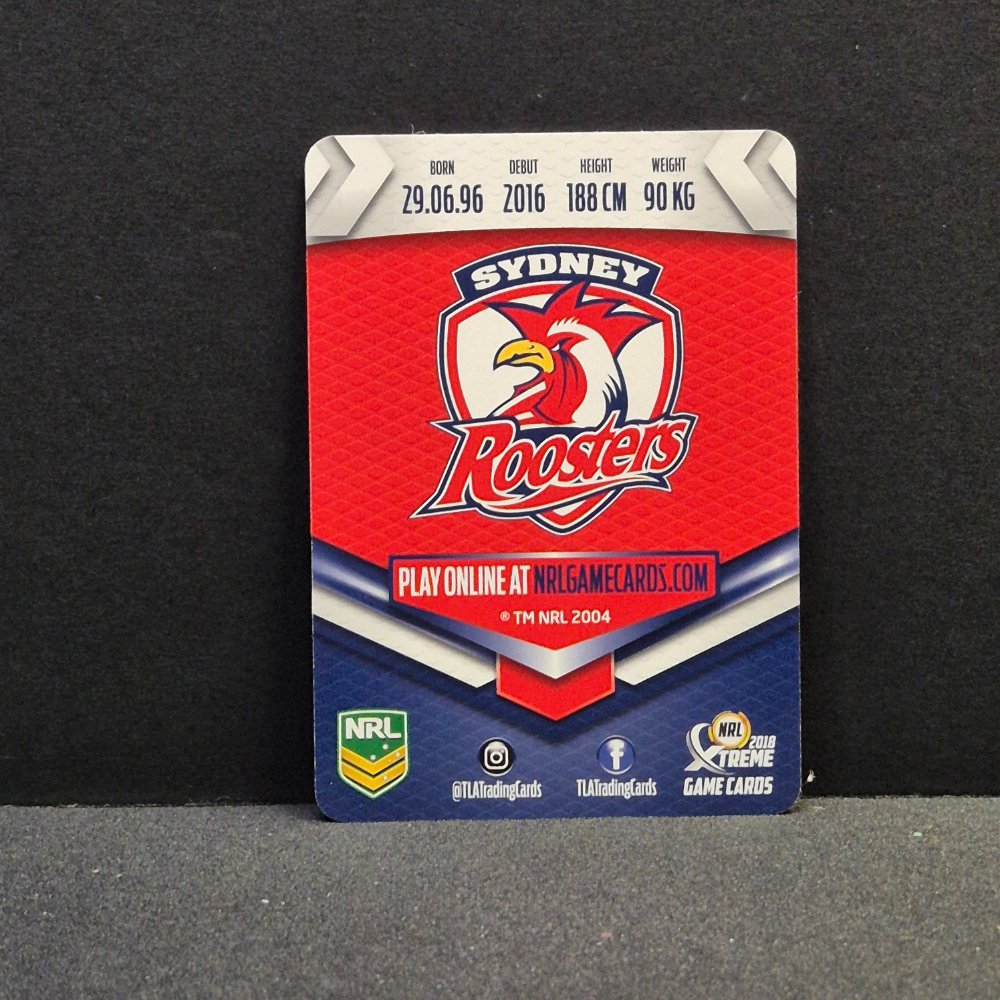 2018 NRL Xtreme - Silver Parallel - SP123 - Joseph Manu