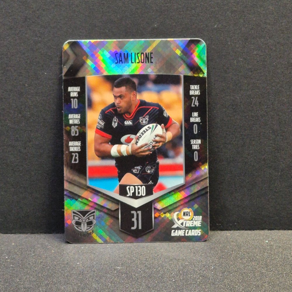 2018 NRL Xtreme - Silver Parallel - SP130- Sam Lisone