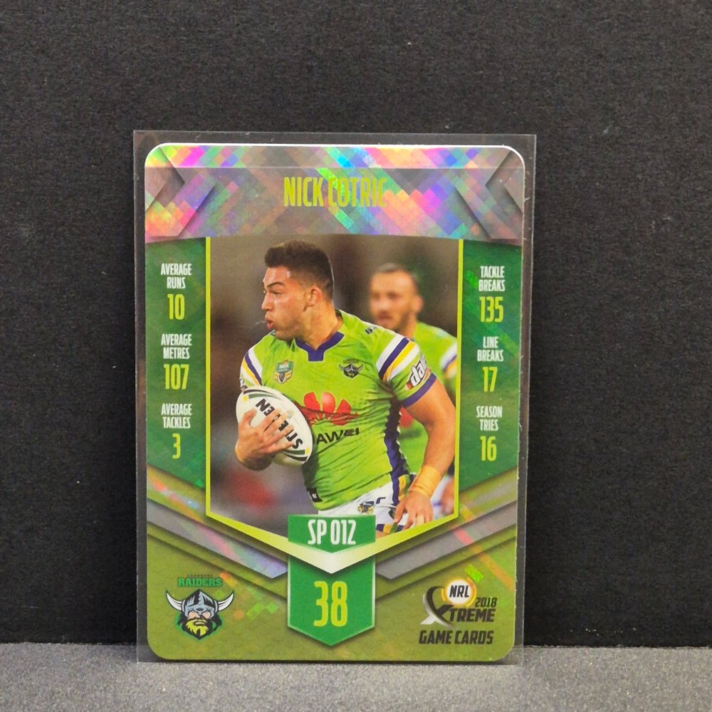 2018 NRL Xtreme - Silver Parallel - SP012 - Nick Cotric