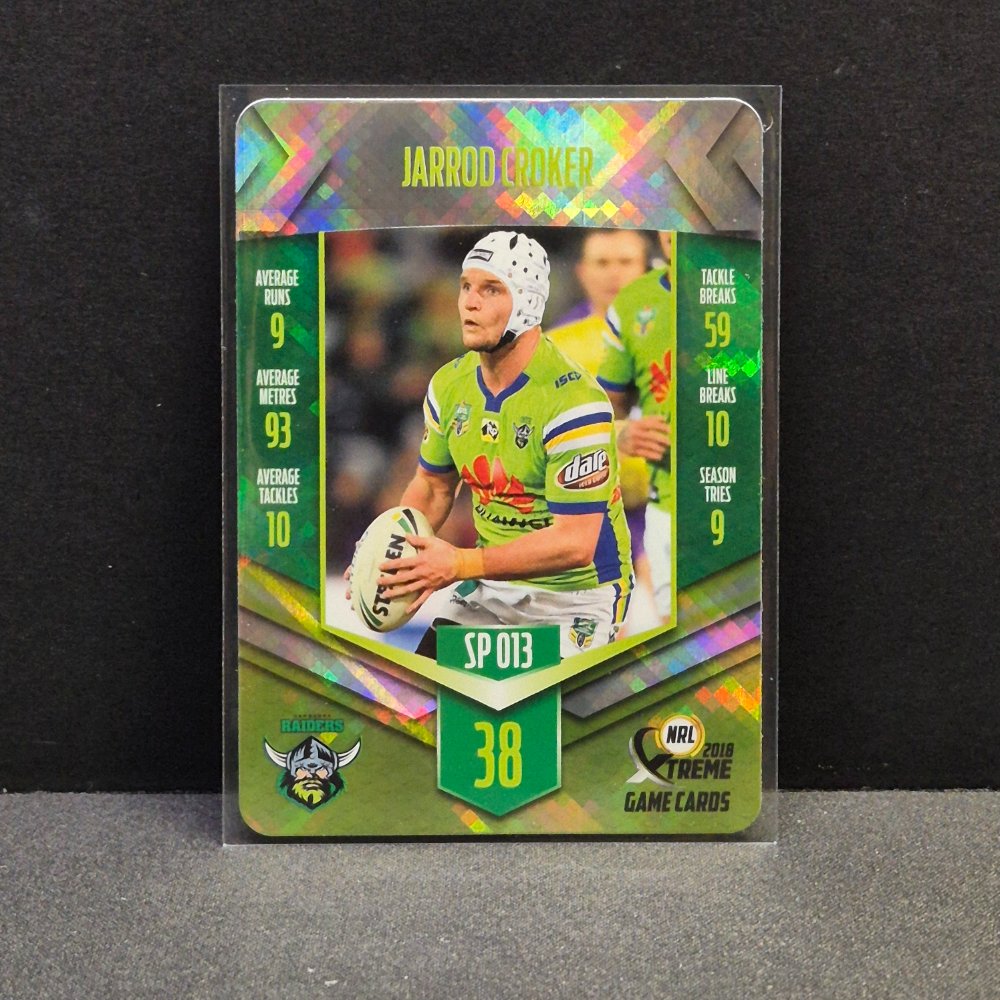2018 NRL Xtreme - Silver Parallel - SP013 - Jarrod Croker
