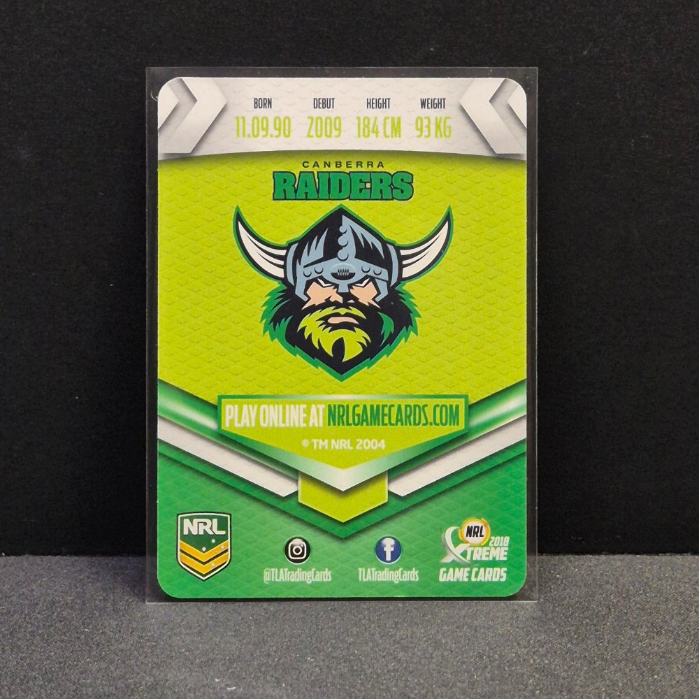 2018 NRL Xtreme - Silver Parallel - SP013 - Jarrod Croker