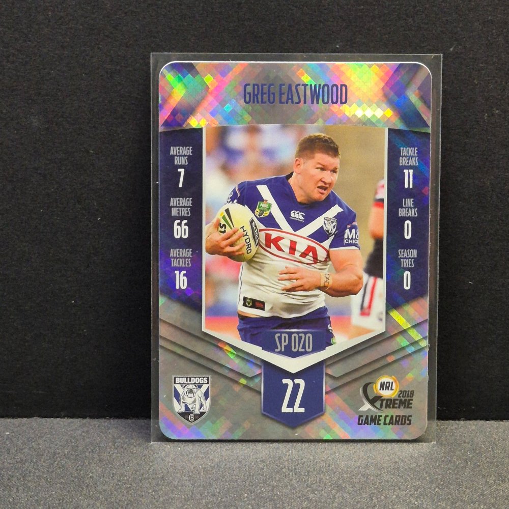 2018 NRL Xtreme - Silver Parallel - SP020 - Greg Eastwood