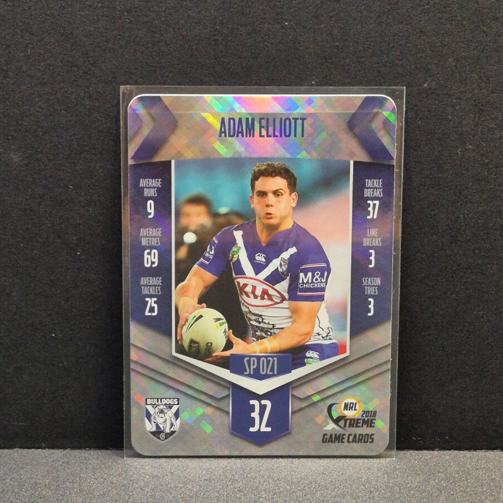 2018 NRL Xtreme - Silver Parallel - SP021 - Adam Elliott