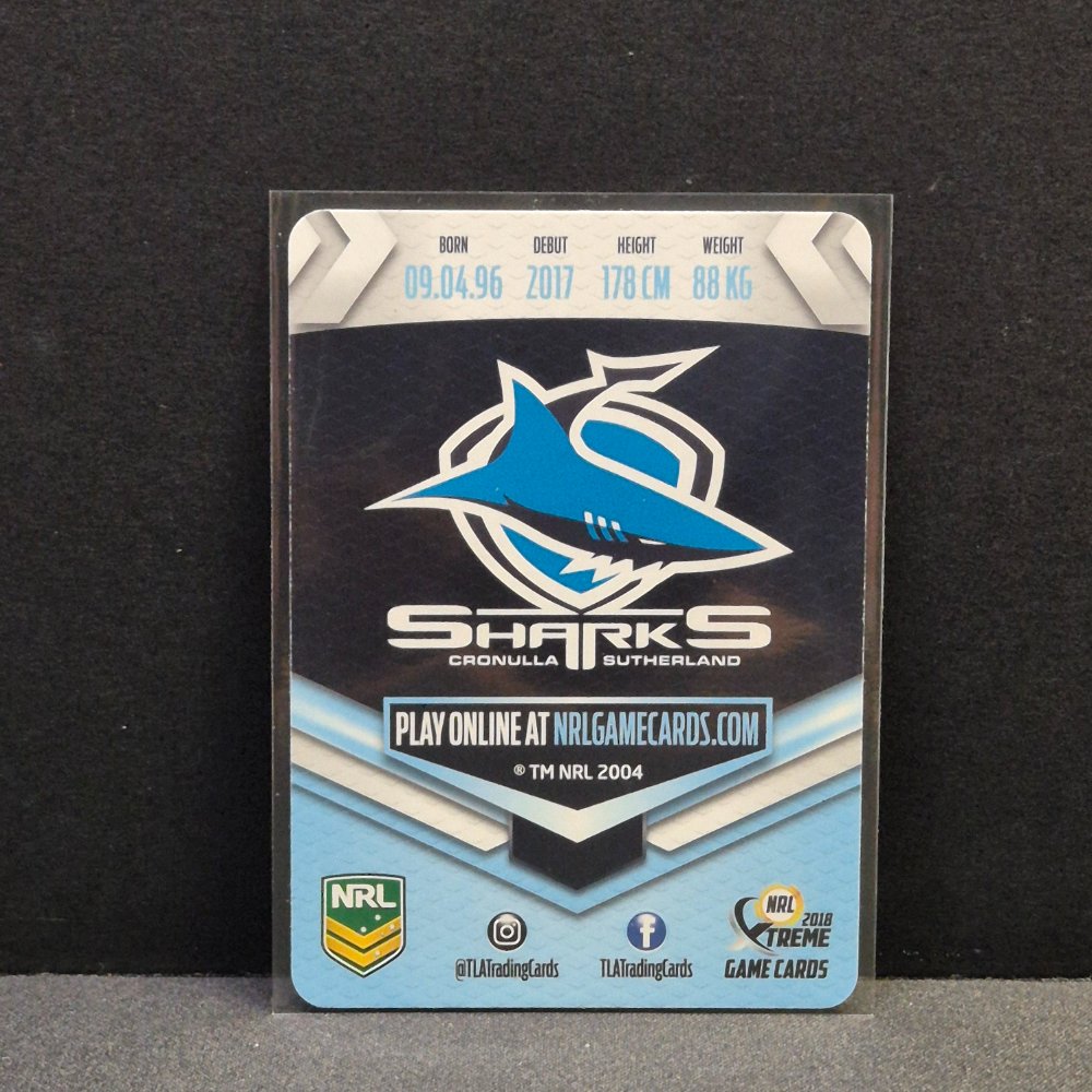 2018 NRL Xtreme - Silver Parallel - SP029 - Jayden Brailey