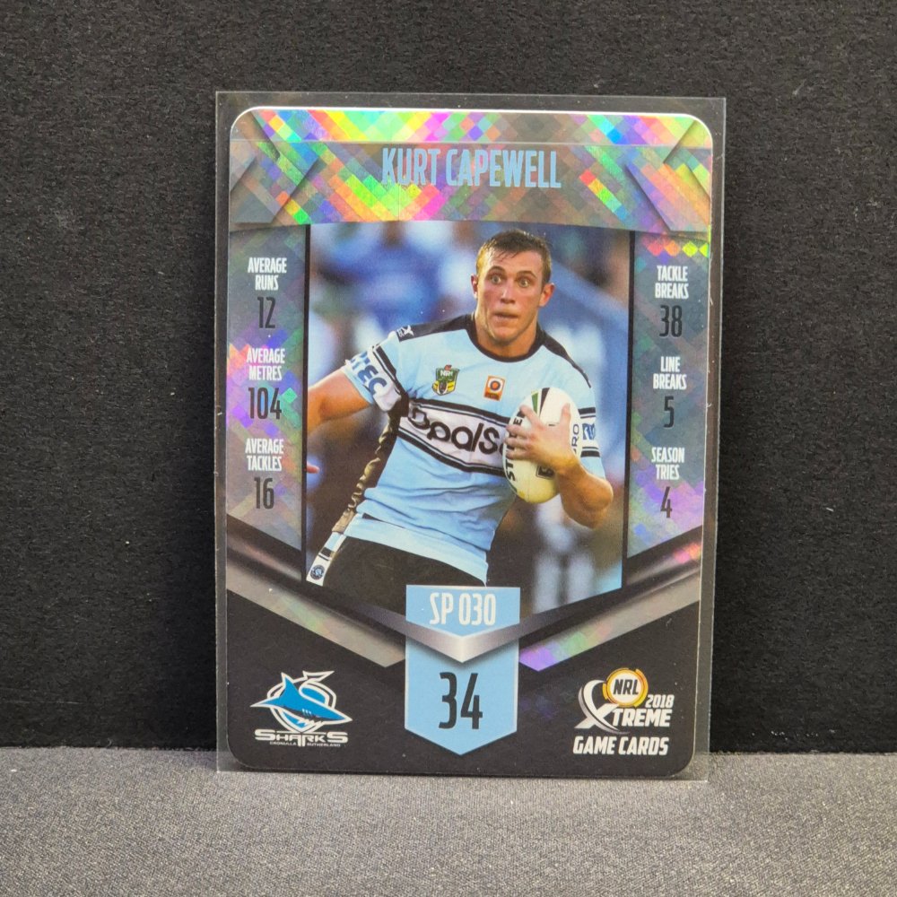 2018 NRL Xtreme - Silver Parallel - SP030 - Kurt Capewell