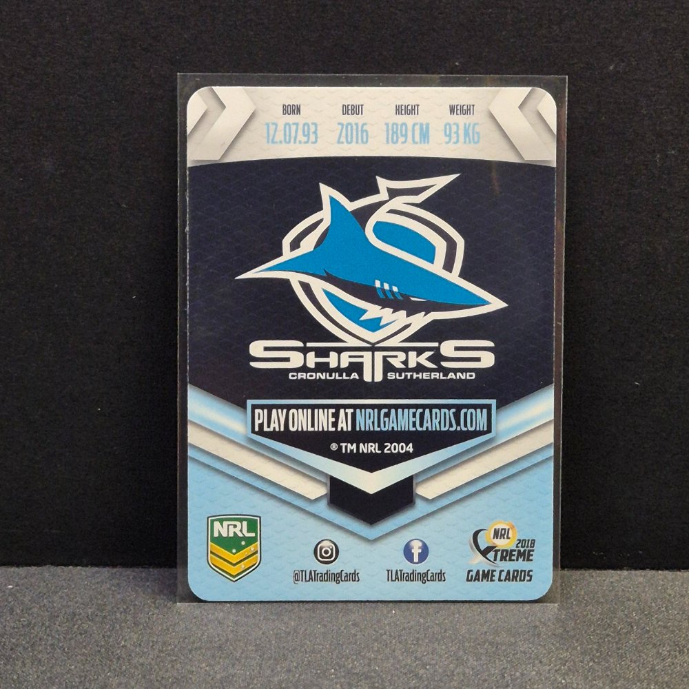 2018 NRL Xtreme - Silver Parallel - SP030 - Kurt Capewell