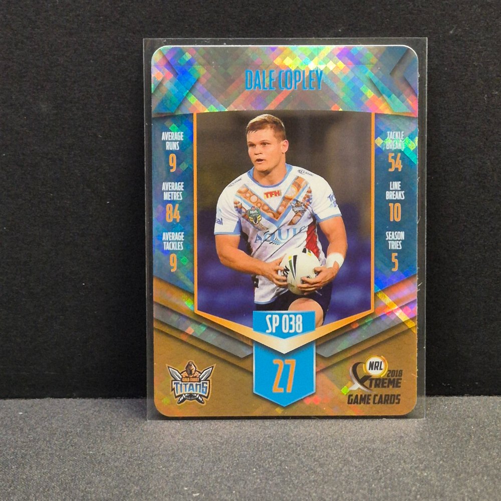 2018 NRL Xtreme - Silver Parallel - SP038 - Dale Copley