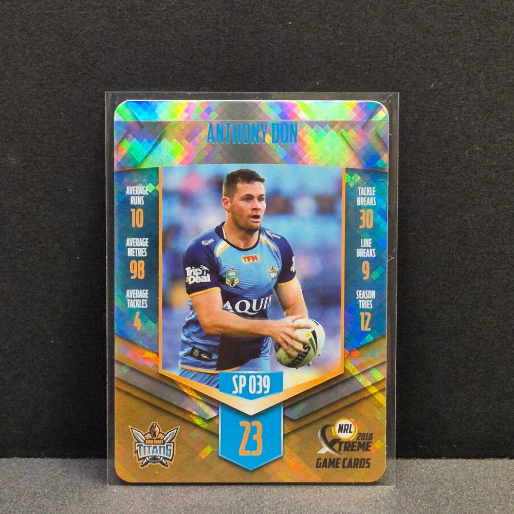 2018 NRL Xtreme - Silver Parallel - SP039 - Anthony Don