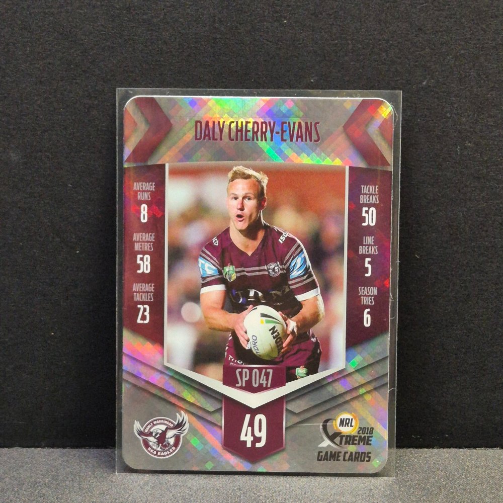 2018 NRL Xtreme - Silver Parallel - SP047 - Daly Cherry-Evans