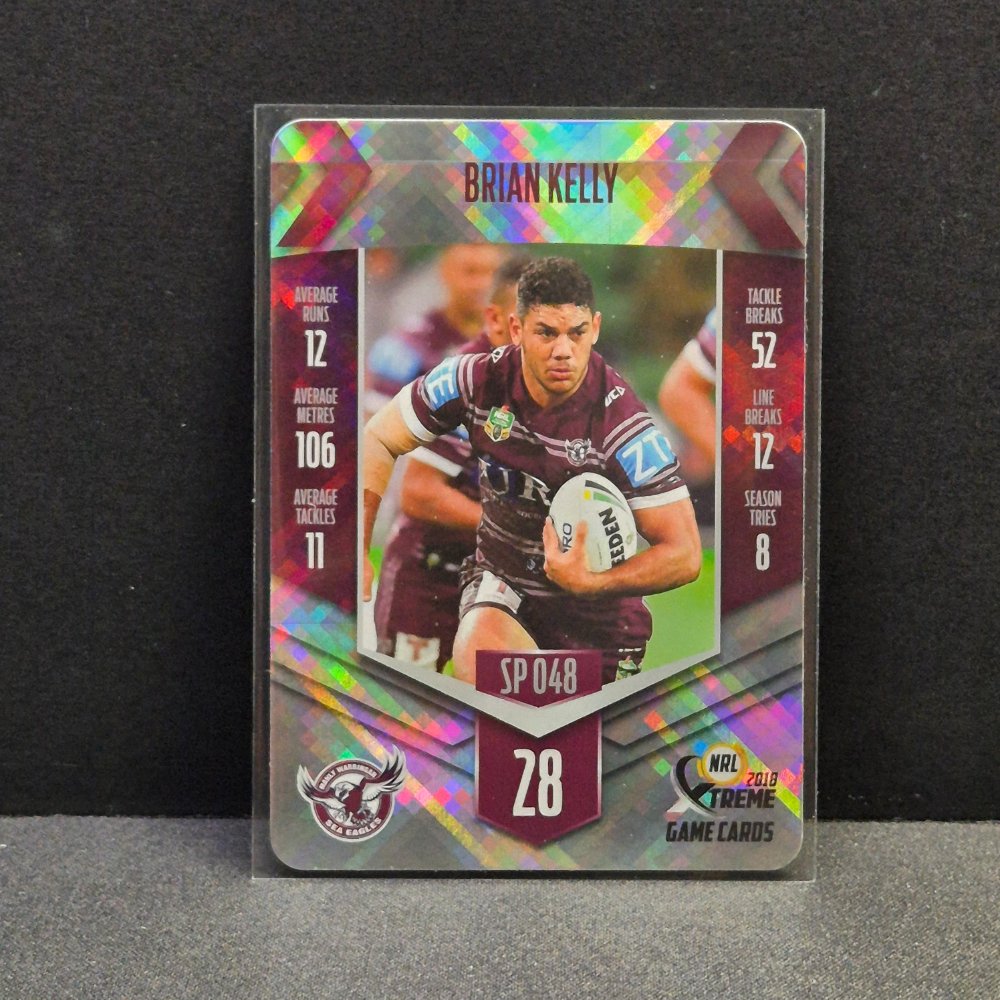 2018 NRL Xtreme - Silver Parallel - SP048 - Brian Kelly