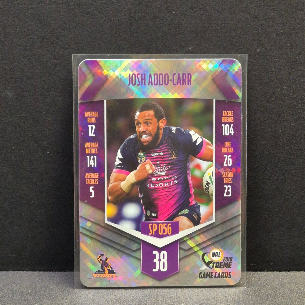2018 NRL Xtreme - Silver Parallel - SP056 - Josh Addo-Carr