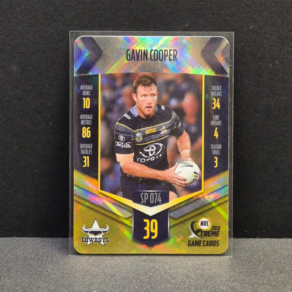 2018 NRL Xtreme - Silver Parallel - SP074 - Gavin Cooper