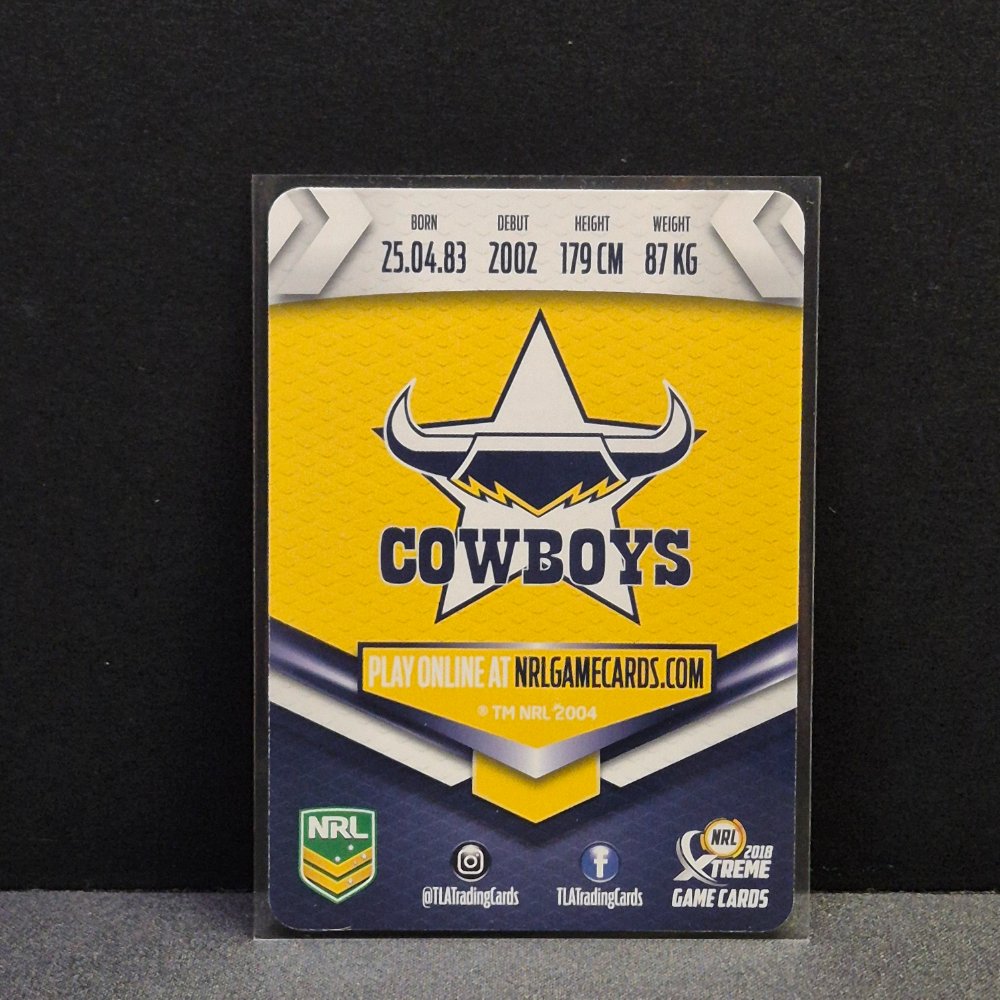 2018 NRL Xtreme - Silver Parallel - SP081 - Johnathan Thurston