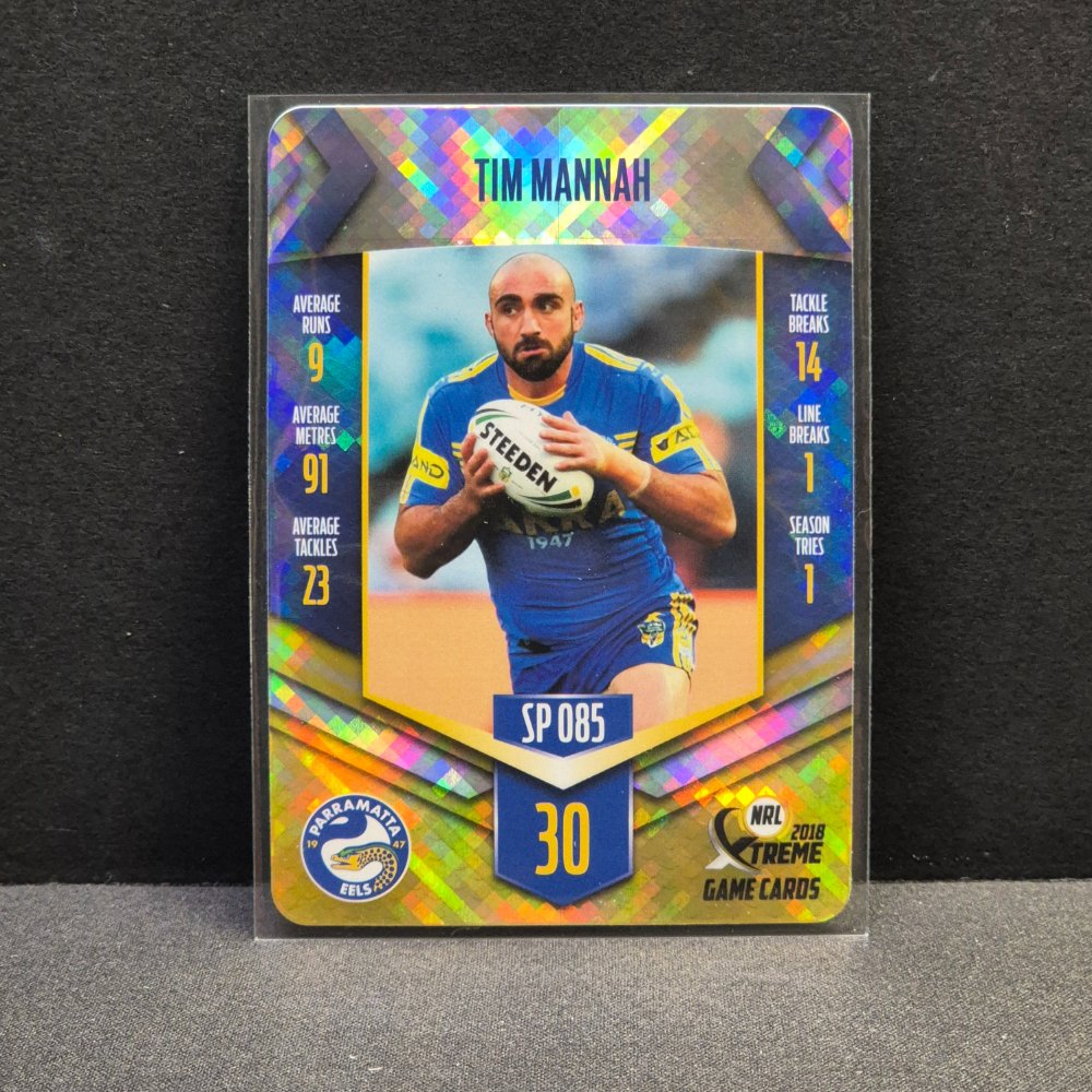 2018 NRL Xtreme - Silver Parallel - SP085 - Tim Mannah