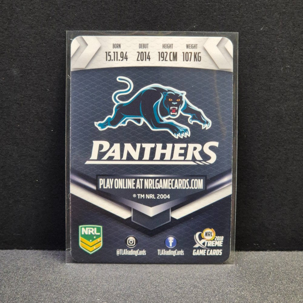 2018 NRL Xtreme - Silver Parallel - SP092 - Bryce Cartwright