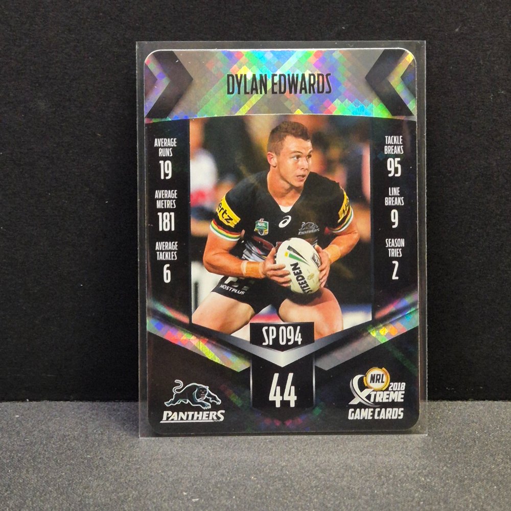 2018 NRL Xtreme - Silver Parallel - SP094 - Dylan Edwards