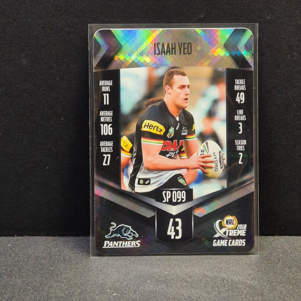 2018 NRL Xtreme - Silver Parallel - SP099 - Isaah Yeo