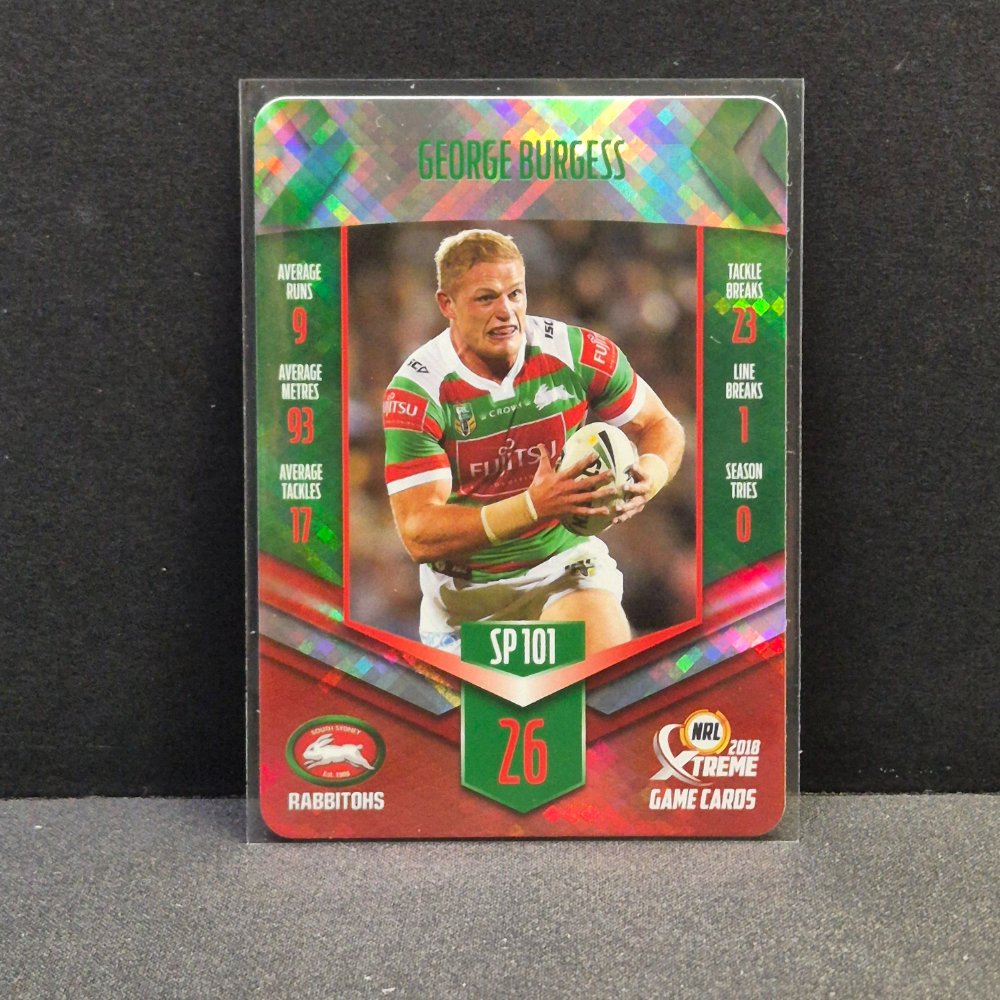 2018 NRL Xtreme - Silver Parallel - SP101 - George Burgess