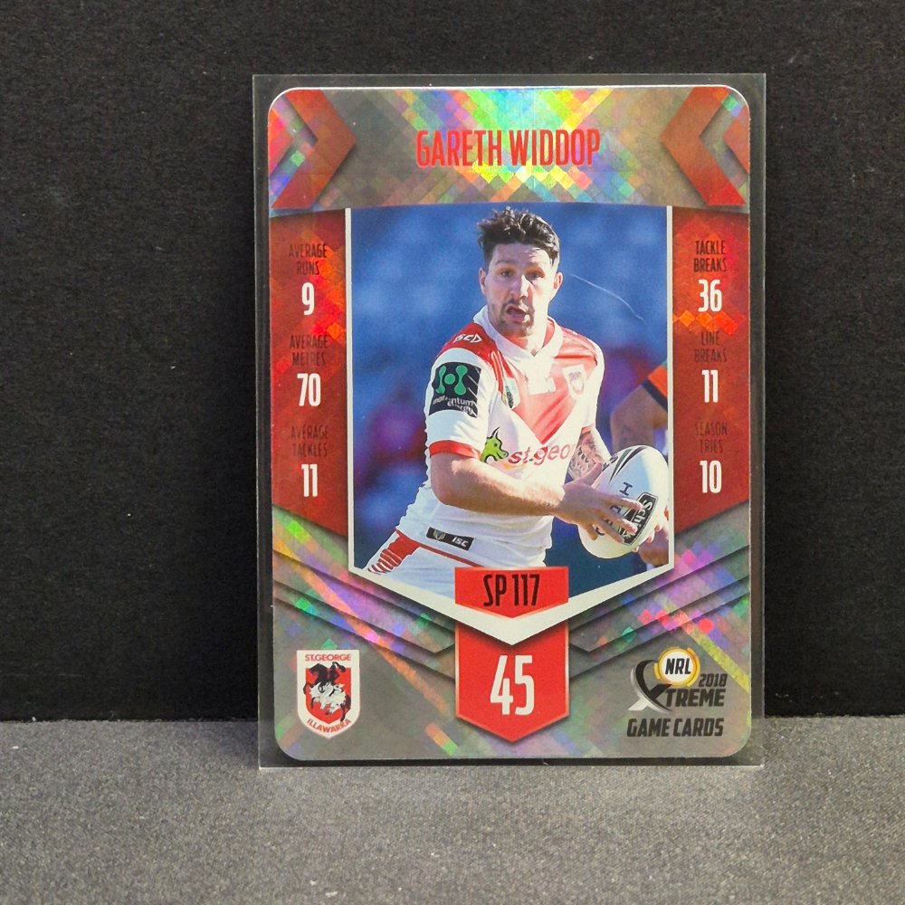 2018 NRL Xtreme - Silver Parallel - SP117 - Gareth Widdop