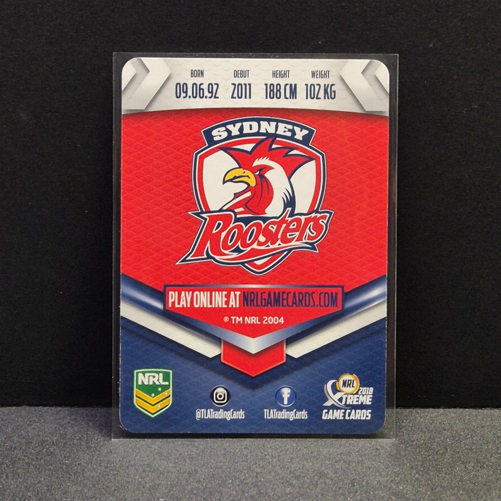 2018 NRL Xtreme - Silver Parallel - SP119 - Boyd Cordner