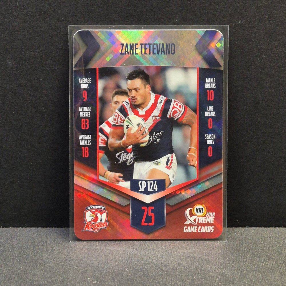 2018 NRL Xtreme - Silver Parallel - SP124 - Zane Tetevano