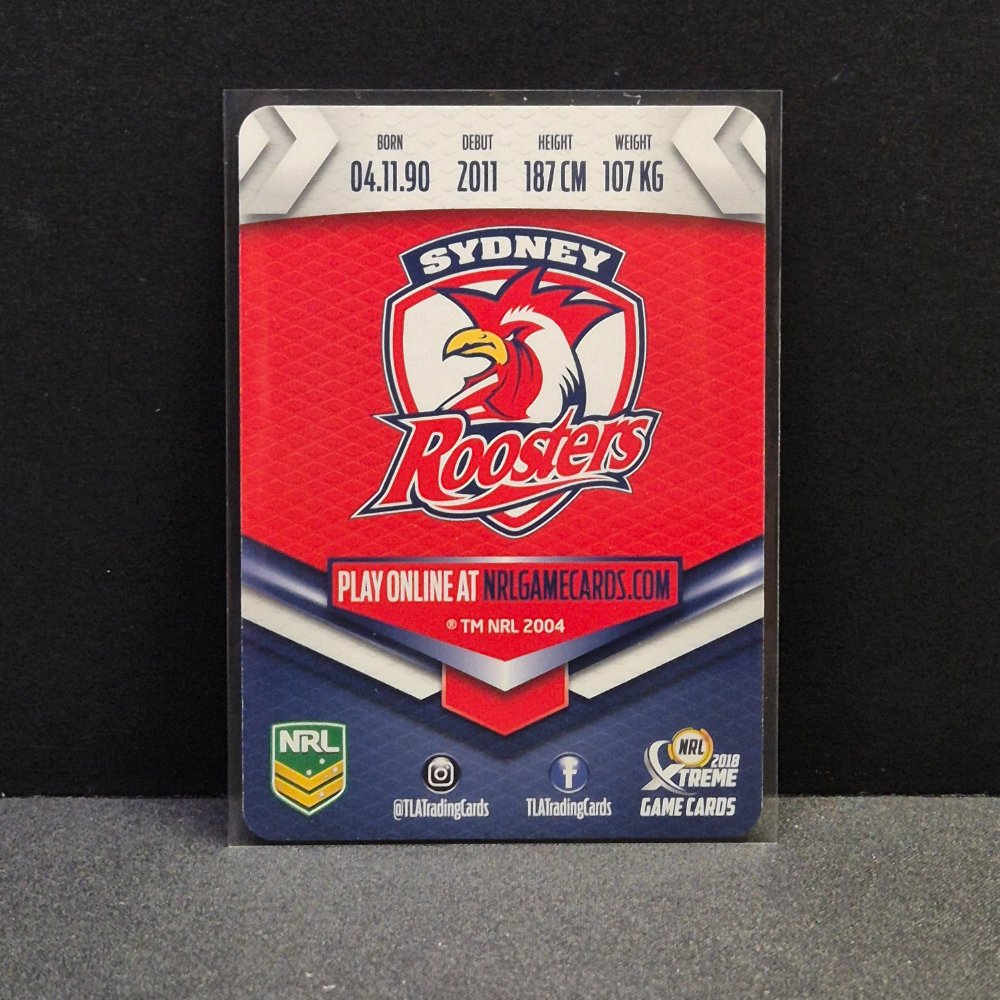 2018 NRL Xtreme - Silver Parallel - SP124 - Zane Tetevano