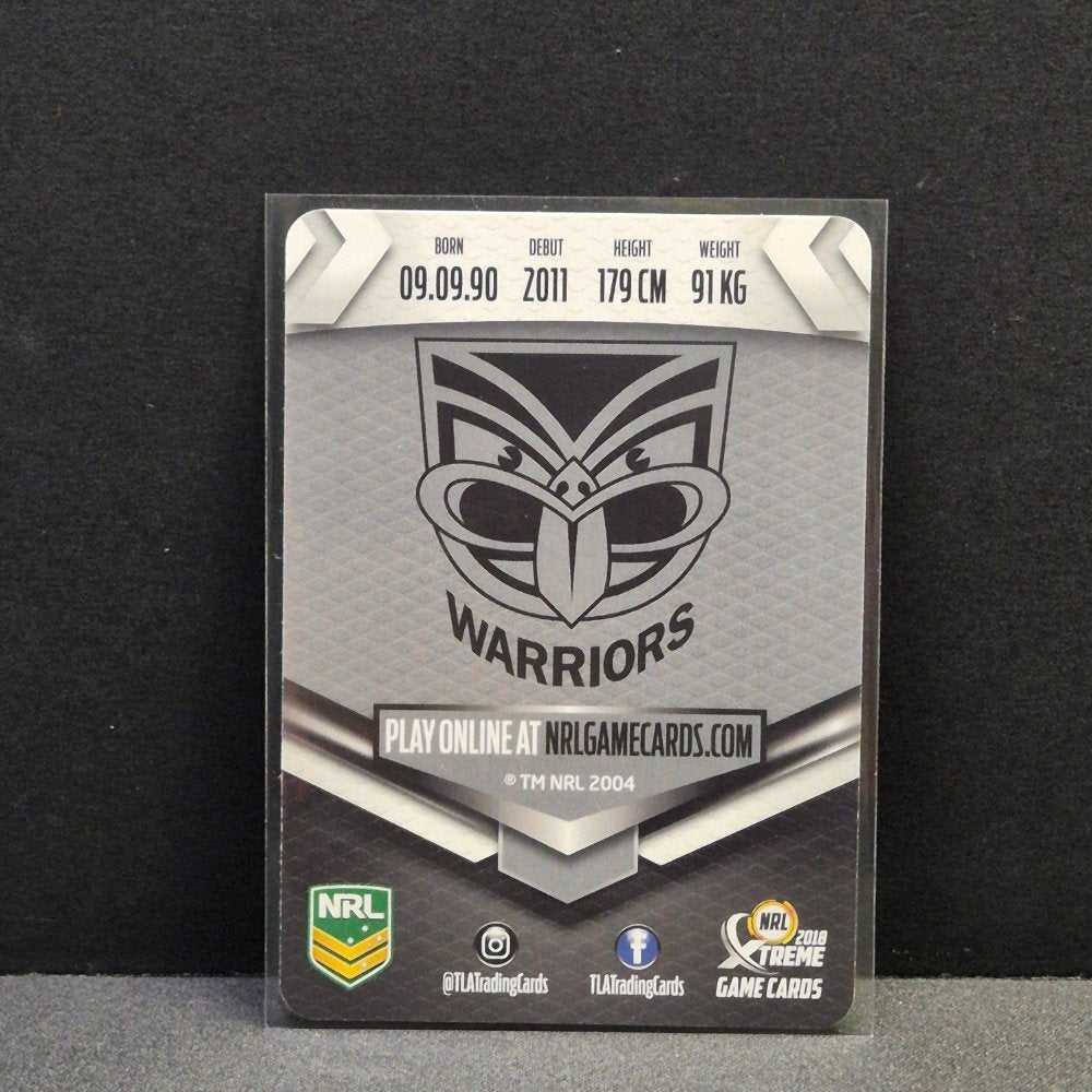2018 NRL Xtreme - Silver Parallel - SP129 - Shaun Johnson
