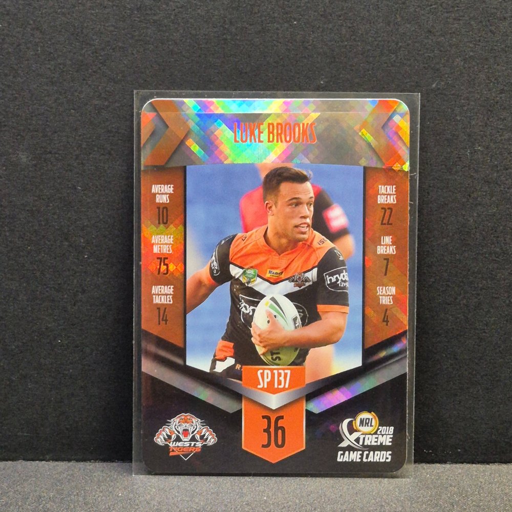 2018 NRL Xtreme - Silver Parallel - SP137 - Luke Brooks