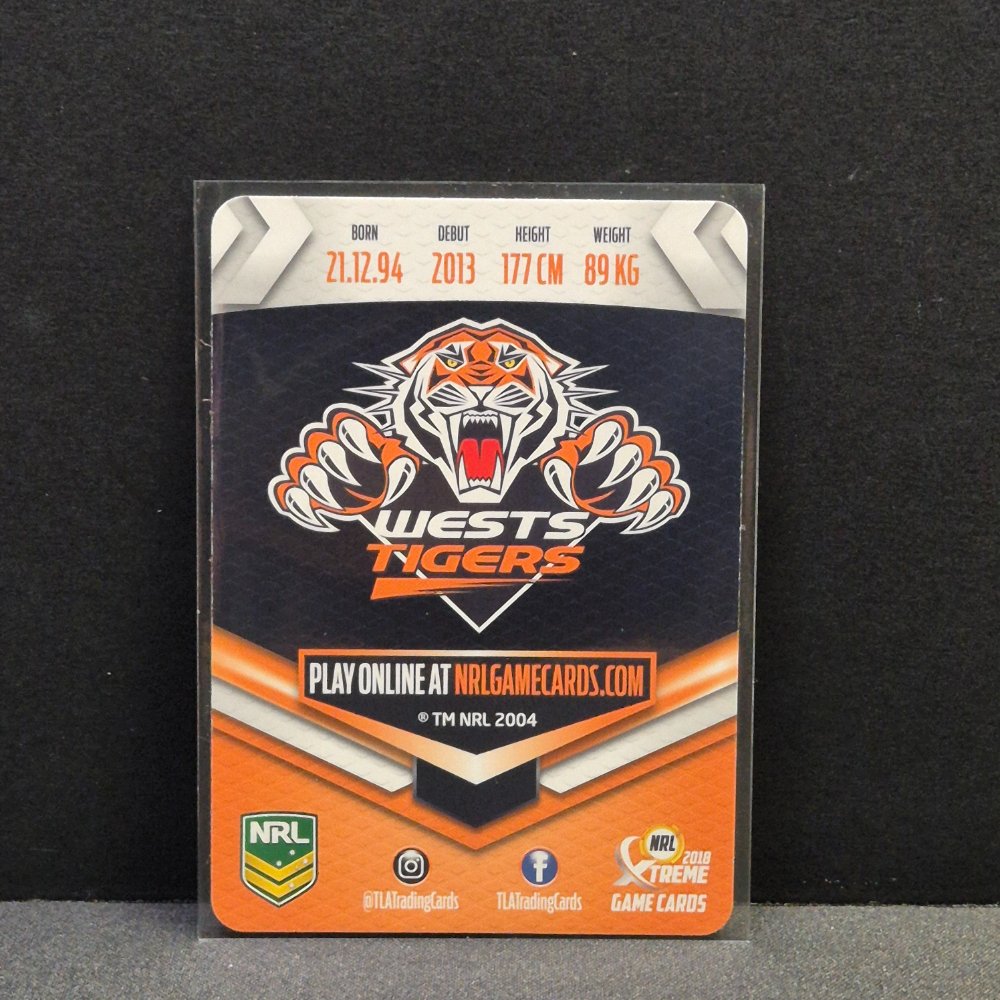 2018 NRL Xtreme - Silver Parallel - SP137 - Luke Brooks