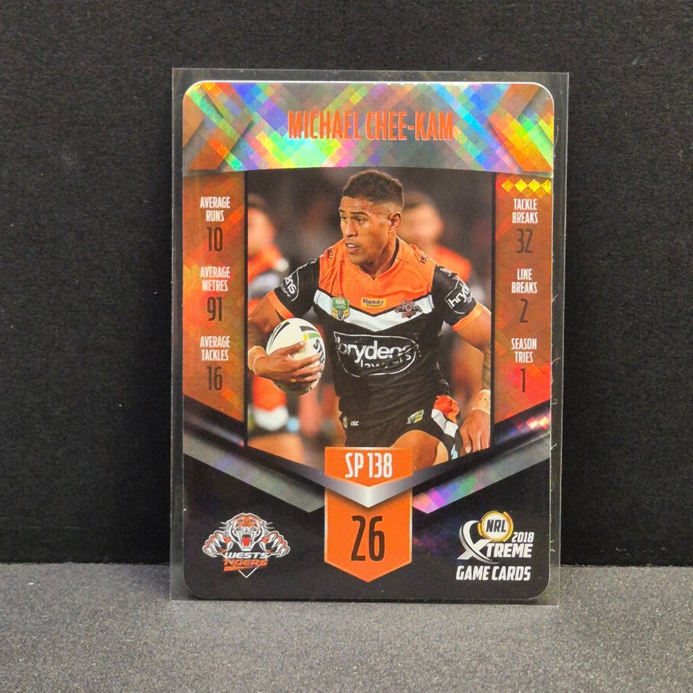 2018 NRL Xtreme - Silver Parallel - SP138 - Michael Chee-Kam