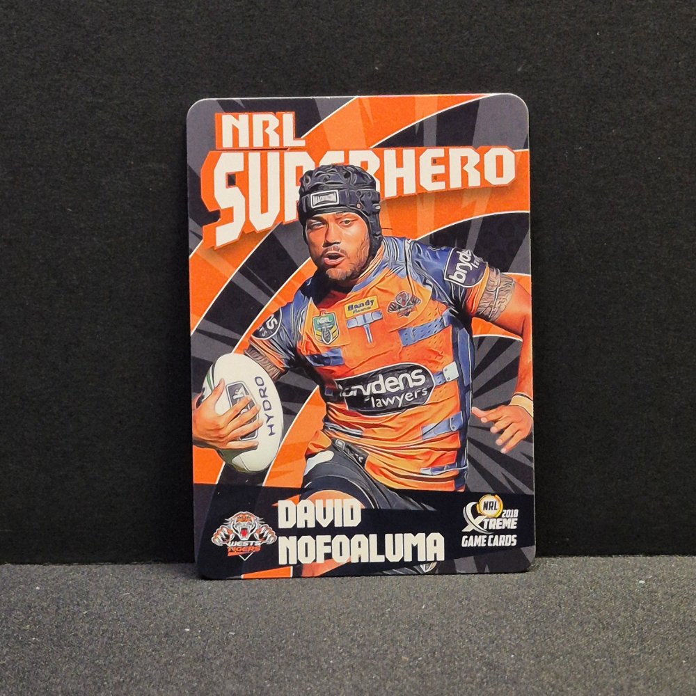 2018 NRL Xtreme - Superhero - SH32- David Nofoaluma
