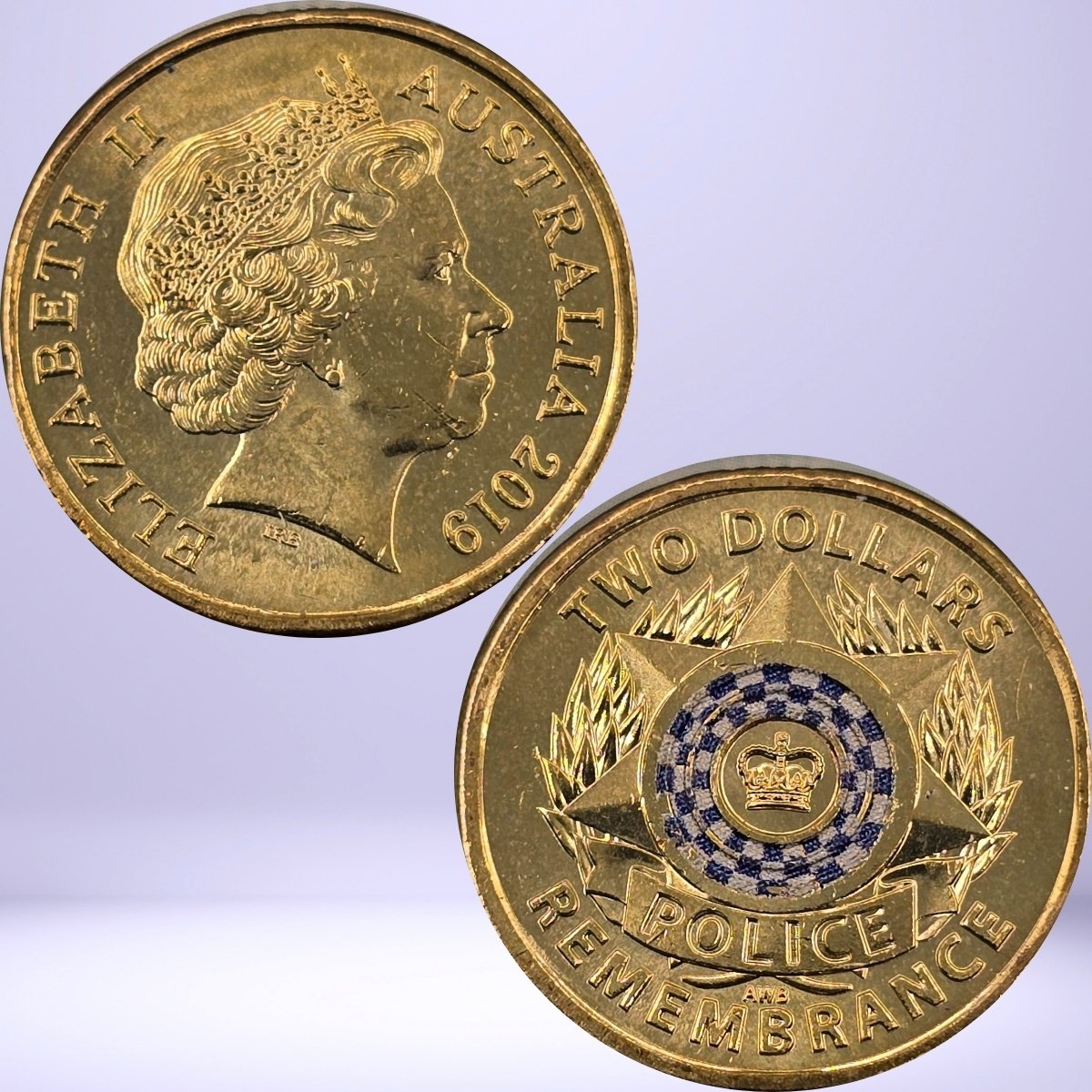 2019 $2 Police Remembrance Uncirculated Coin