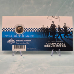 2019 $2 'C' Mintmark Police Remembrance carded coin outer