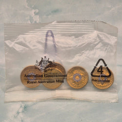Sealed Royal Australian Mint Bag of 5x 2019 $2 coloured Police Remembrance Coins