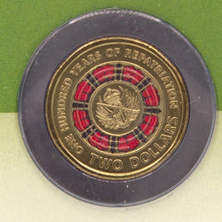2019 $2 Repatriation Centenary Downies Collectables Card reverse