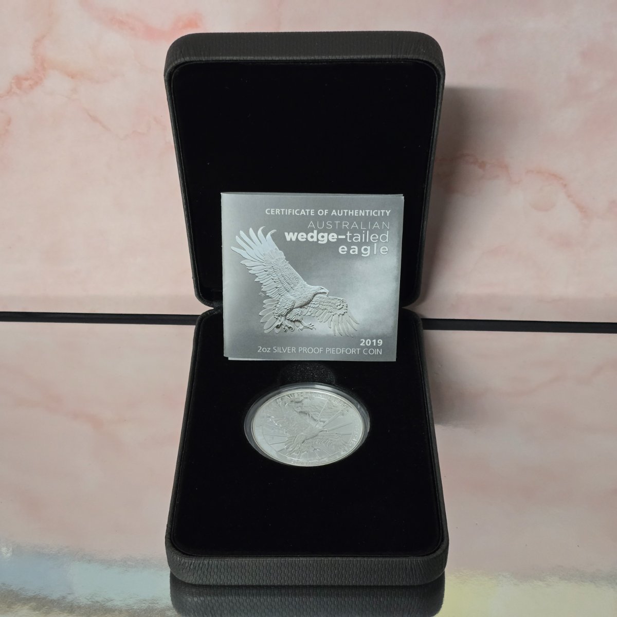 2019 2oz Australian Wedge-Tailed Eagle Piedfort Silver Proof