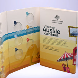 2019 'The Great Aussie Coin Hunt' Folder by the Royal Australian Mint