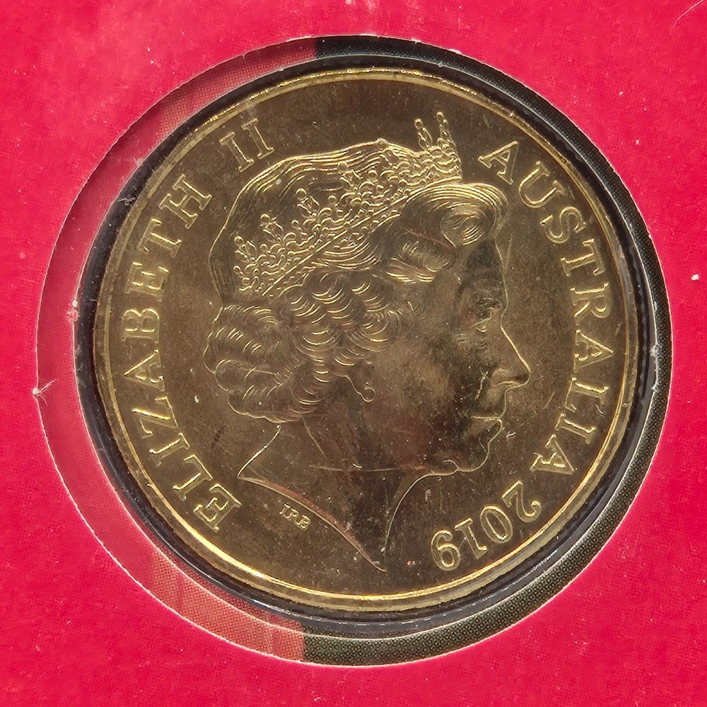 2019 $1 Australia Post 'A' from Great Aussie Coin Hunt 1 PNC