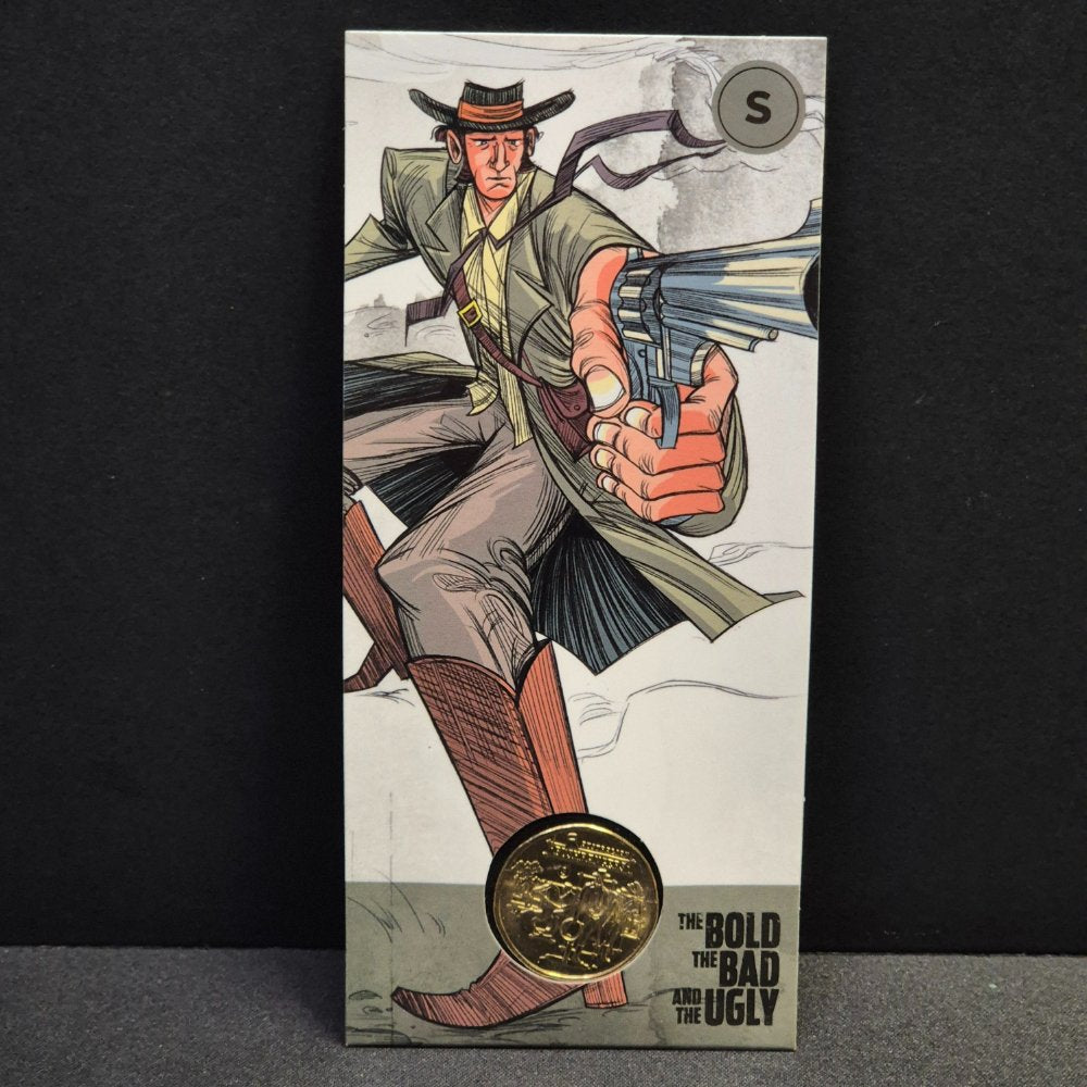 2019 $1 The Bold, The Bad and the Ugly - Ben 'Brave' Hall 'S' Counterstamp Carded Coin