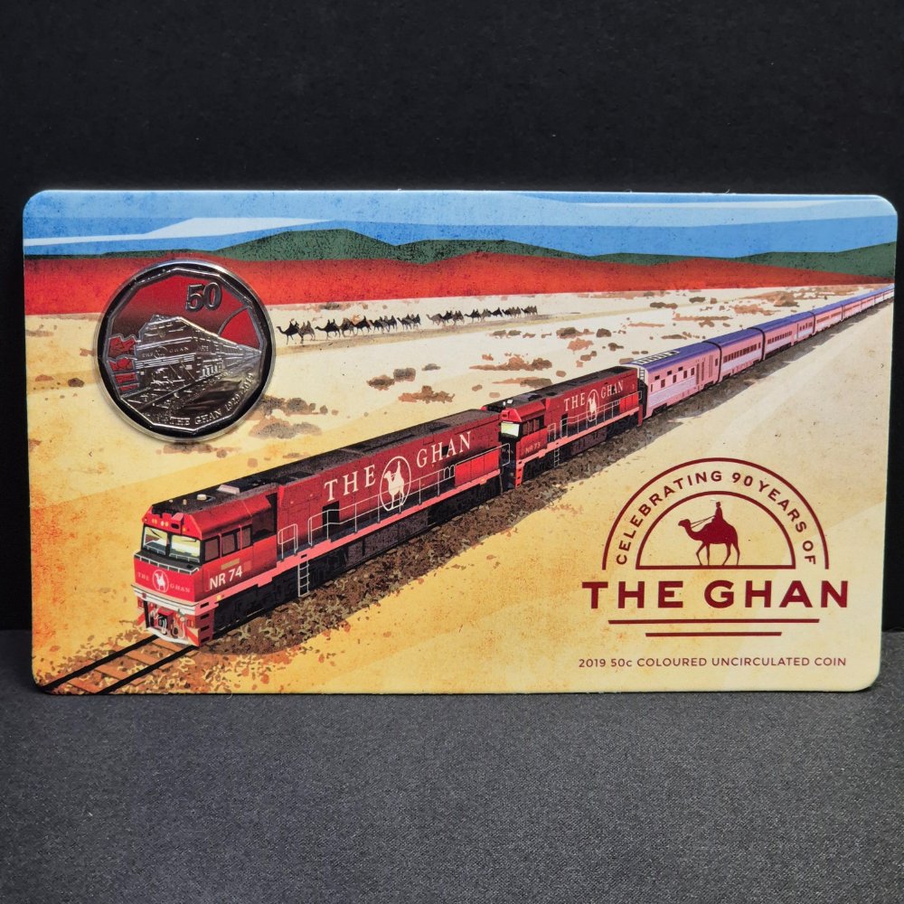 2019 50c The Ghan Uncirculated Carded Coin