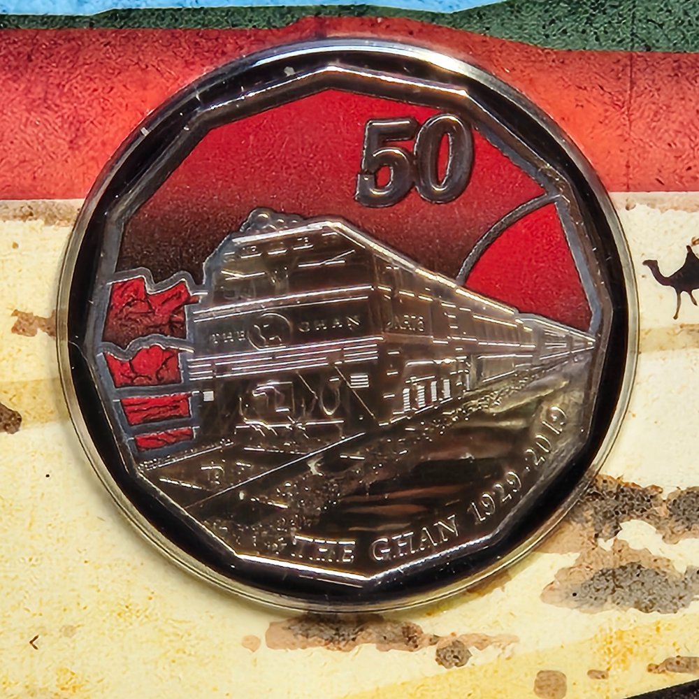 2019 50c The Ghan Uncirculated Carded Coin