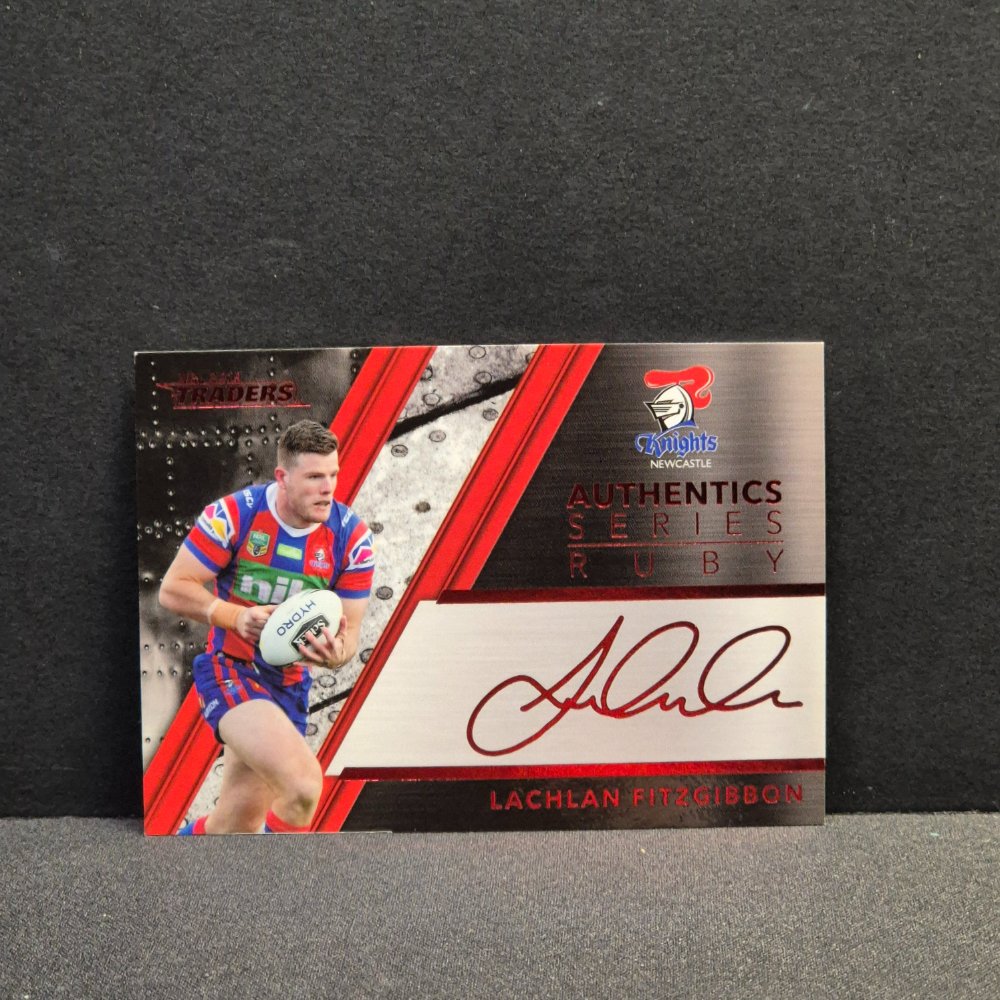 2019 NRL Traders - Authentic Series Ruby - ASR8 - Lachlan Fitzgibbon